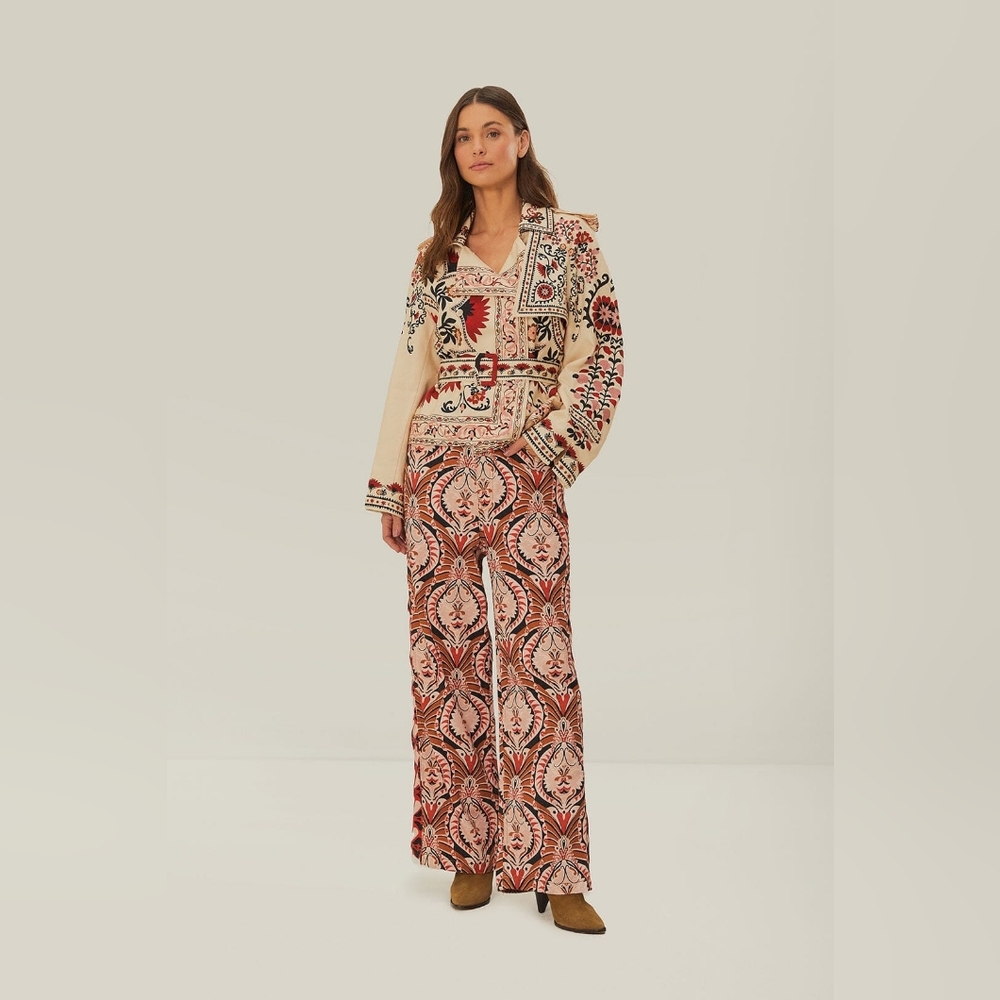FARM Rio PINEAPPLE JEWEL PRINT PANTS - Picture 1 of 5